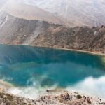 Humantay lake on salkantay trek 4 days to Machu Picchu
