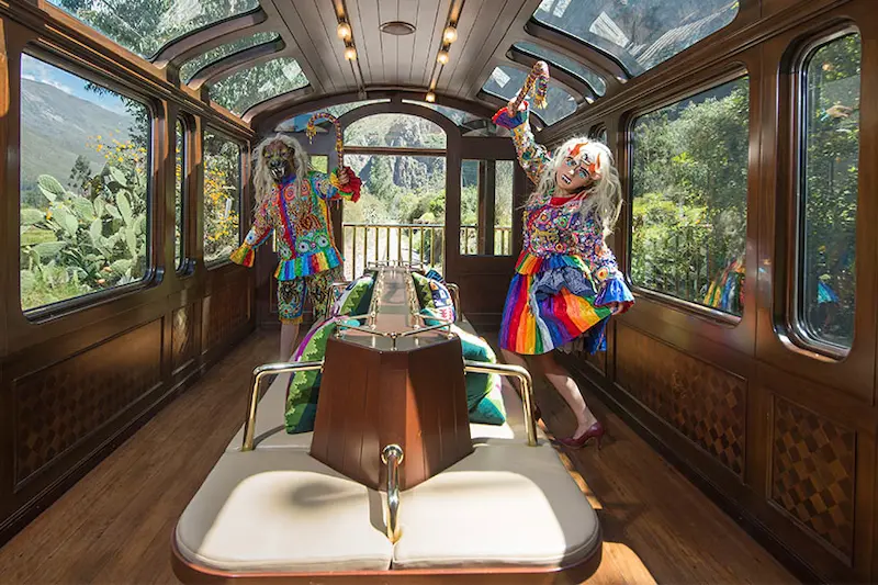 Vistadome observatory train to machu picchu