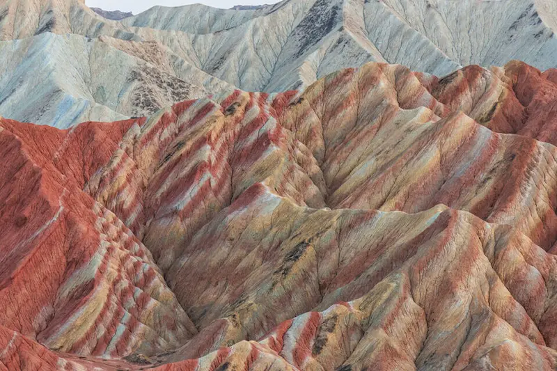 rainbow mountain china