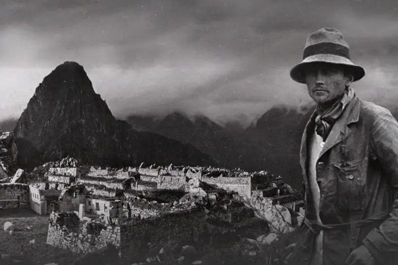 hiram bingham at machu picchu