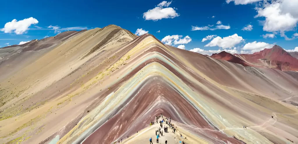 rainbow mountain in july