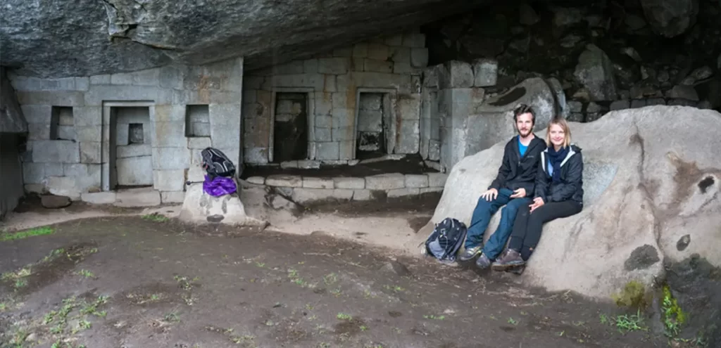 temple of the moon at machu picchu