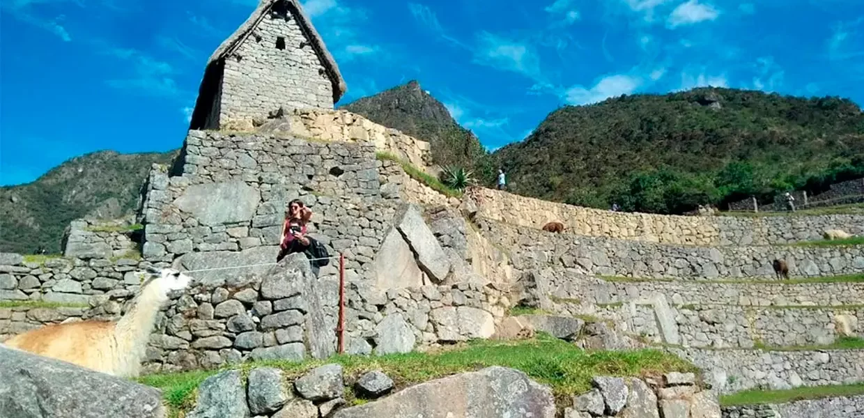 guardian house at machu picchu