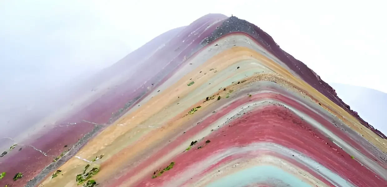 rainbow mountain in january