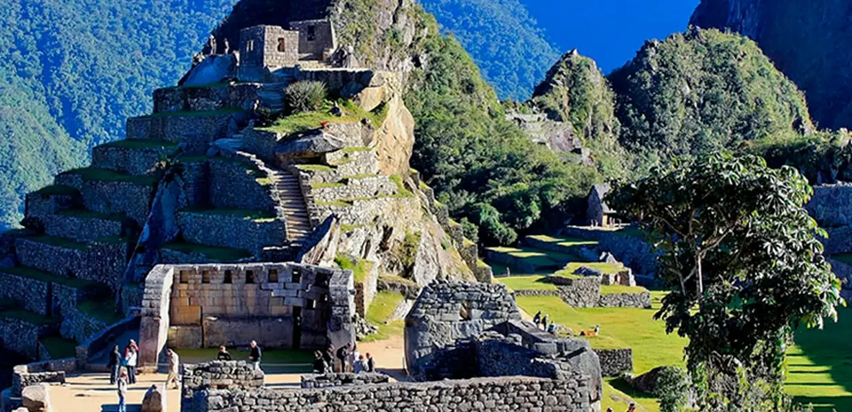 sacred plaza of machu picch