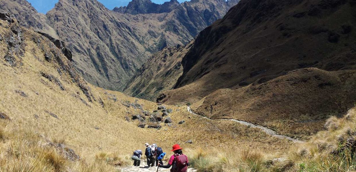 Inca trail 4 days the stairs after dead woman's pass